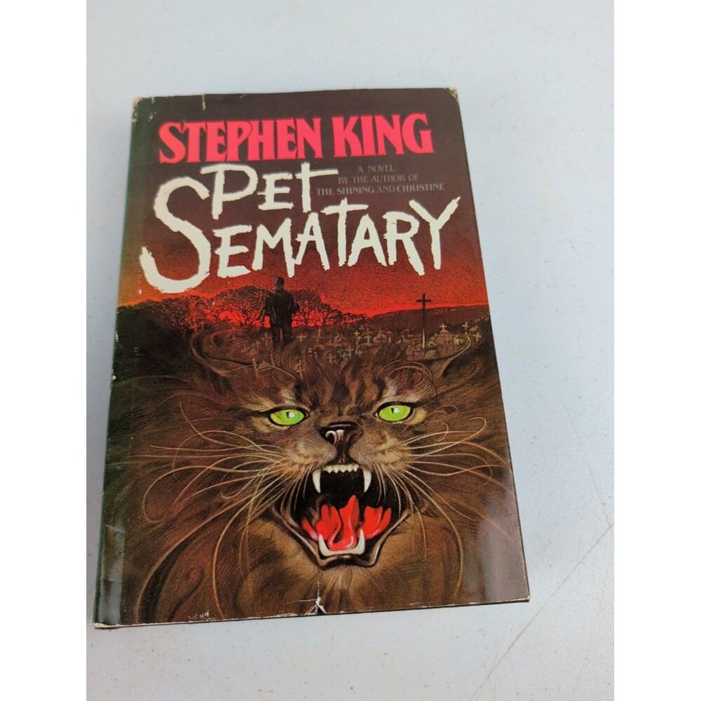 1983 Pet Sematary By Stephen King Early Edition Hardcover Dust Jacket Doubleday